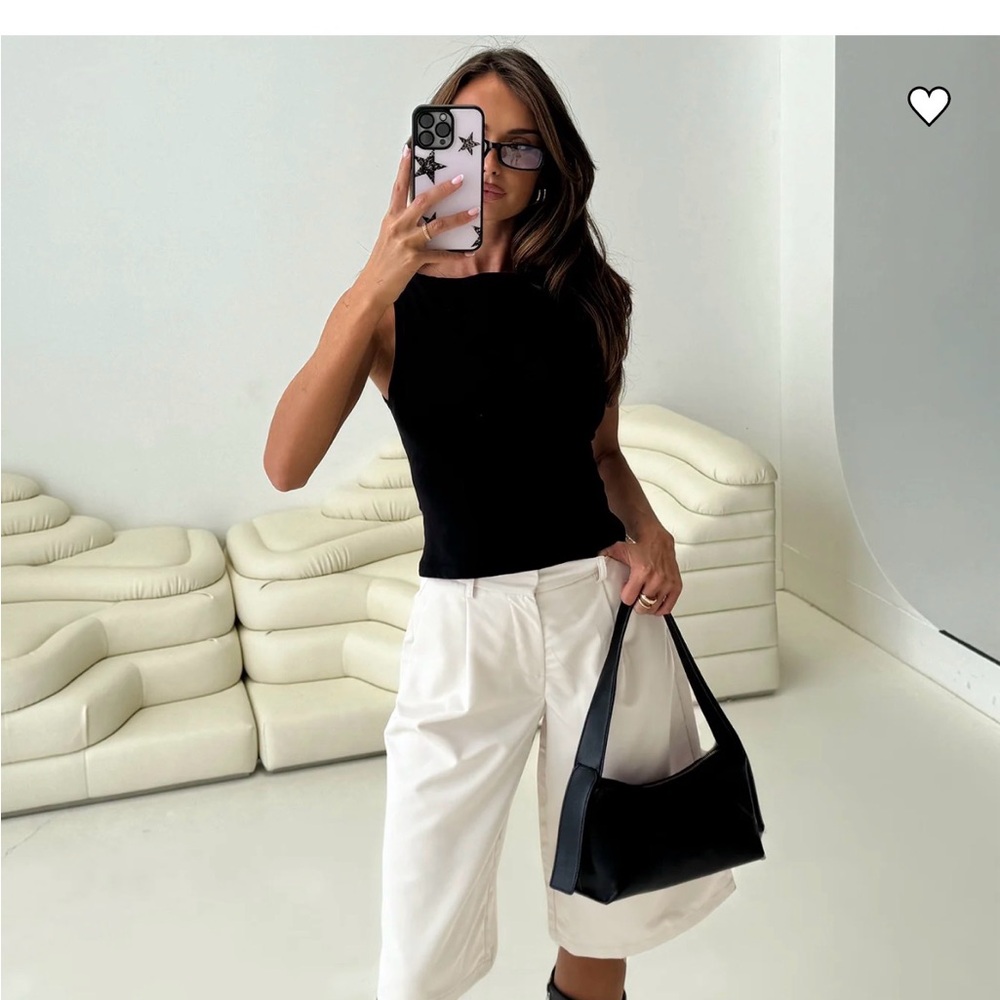 Princess Polly Midi Wide-Leg Trousers (Never Worn)
